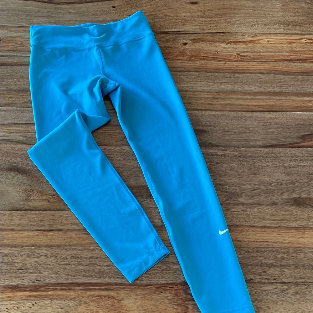 Nike Kids Dri-Fit Turquoise Performance Leggings